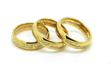 One Ring of Power Width 6mm Gold / Silver / Black Fashion Movie Jewelry