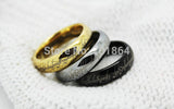 One Ring of Power Width 6mm Gold / Silver / Black Fashion Movie Jewelry