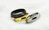 One Ring of Power Width 6mm Gold / Silver / Black Fashion Movie Jewelry