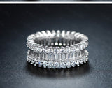Angel Girl Hot  Luxury Rings  Wedding&Engagement Rose Gold Color Ring Jewelry For Women