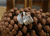 2018Fashion Ring 925 Sterling Silver Biker Ring Men Women