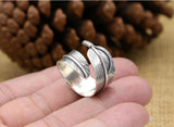2018Fashion Ring 925 Sterling Silver Biker Ring Men Women