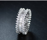 Angel Girl Hot  Luxury Rings  Wedding&Engagement Rose Gold Color Ring Jewelry For Women