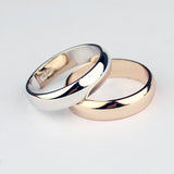 Rings for Women healthy Top Quality  Simple Couple Copper Gold Color Fashion Wedding