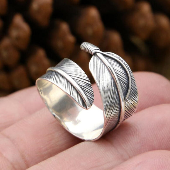 2018Fashion Ring 925 Sterling Silver Biker Ring Men Women