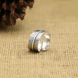 2018Fashion Ring 925 Sterling Silver Biker Ring Men Women