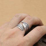 2018Fashion Ring 925 Sterling Silver Biker Ring Men Women