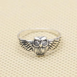 New Arrival Fashion Owl inlaid 925 sterling silver fine jewelry for women Hot Sale