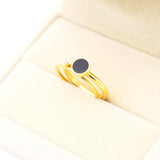 Charm Gold Rings For Women Fashion Jewelry Couple Stainless Steel Wedding Rings For Lover