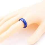 Hand Cut Ceramic Ring For Woman With Smooth surface Man Ring