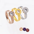 Hand Cut Ceramic Ring For Woman With Smooth surface Man Ring