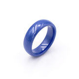 Hand Cut Ceramic Ring For Woman With Smooth surface Man Ring