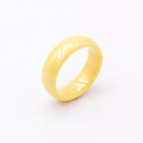 Hand Cut Ceramic Ring For Woman With Smooth surface Man Ring