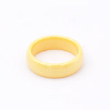 Hand Cut Ceramic Ring For Woman With Smooth surface Man Ring