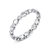 Stackable Ring 8 Styles Love Forever Heart Finger