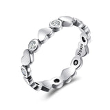 Stackable Ring 8 Styles Love Forever Heart Finger