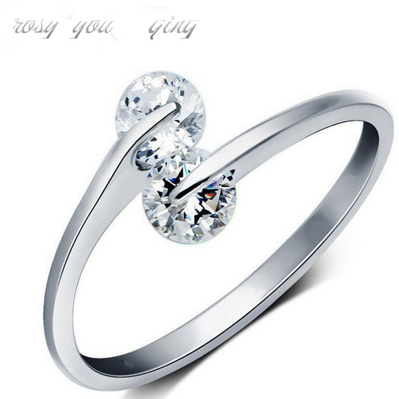 Rings  Silver Naughty Little Cat & Heart Finger Ring for Women Sterling Silver