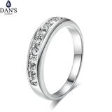 Fashion Classic Copper Gold Color Austrian Crystals  Wedding Rings for Women