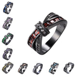 Cross Ring for lady, women Wedding Ring color jewelry
