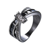 Cross Ring for lady, women Wedding Ring color jewelry