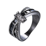 Cross Ring for lady, women Wedding Ring color jewelry