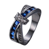 Cross Ring for lady, women Wedding Ring color jewelry