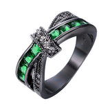 Cross Ring for lady, women Wedding Ring color jewelry