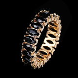 Engagement Ring for Women Gold Color Ring Luxury