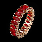 Engagement Ring for Women Gold Color Ring Luxury