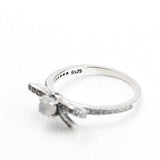 925 Sterling Silver Ladies Bowknot Ring
